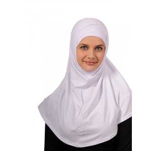 Amira Hijab Simple - 100% Baumwolle - Klassische...