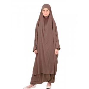 Jilbab Set mit Khimar und Hose - Einfache Eleganz und...