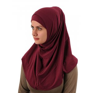 Amira Hijab Simple - 100% Baumwolle - Klassische...